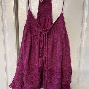 Free People Pink Tank Top Size Small